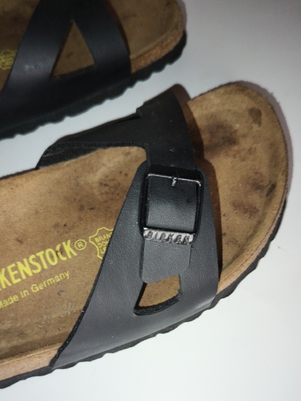 Birkenstock Rio Black Ladies 9, Men7 Unisex Sandals - Picture 7 of 10